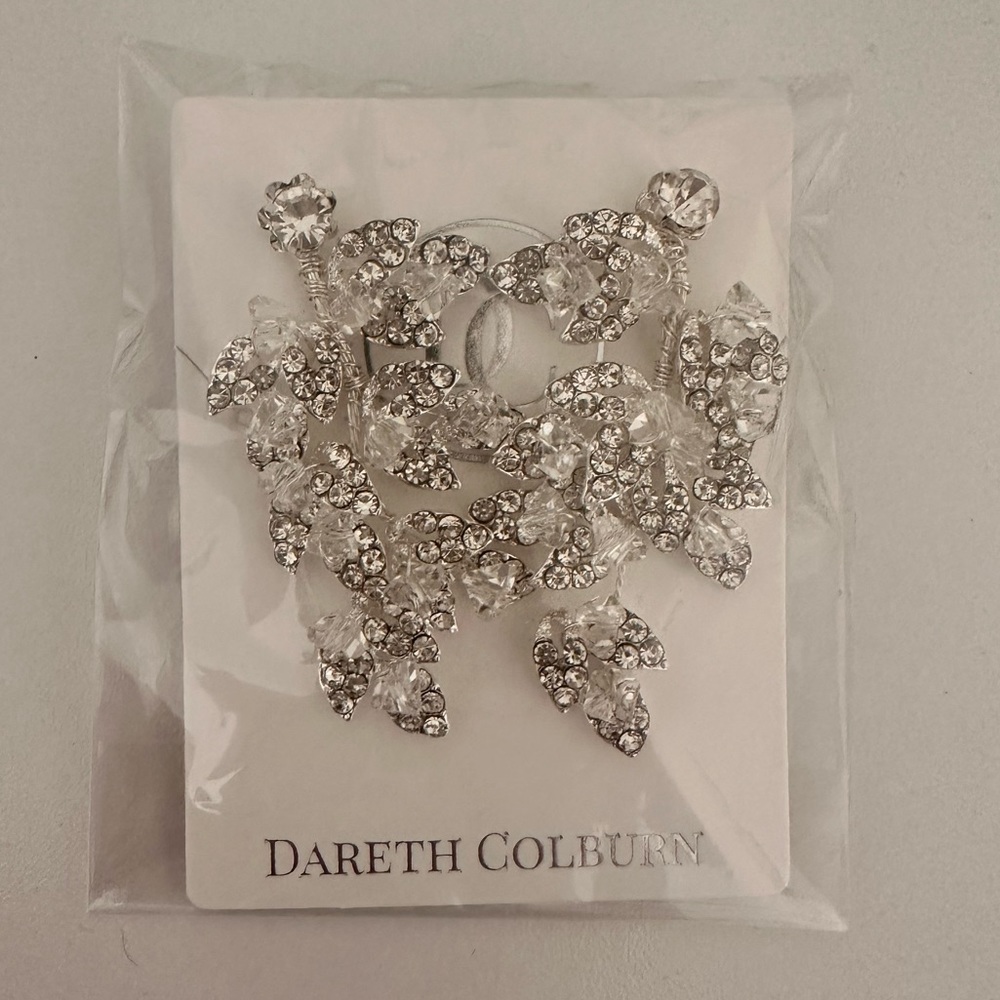 Silver Flower Dareth Colburn earrings!